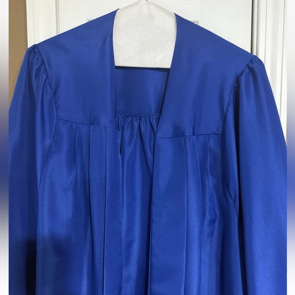 Jostens Graduation Gown Royal Blue BDG Collection Fits Height 5’ 01” - 5’ 03” - Picture 2 of 6